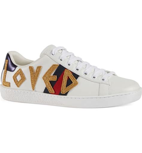 gucci ace loved sneakers|Gucci ace sneakers nordstrom.